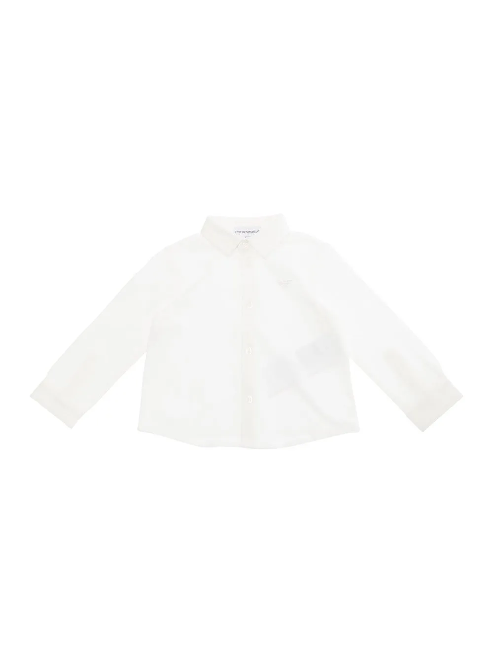 Emporio Armani Kids Logo Embroidered Shirt