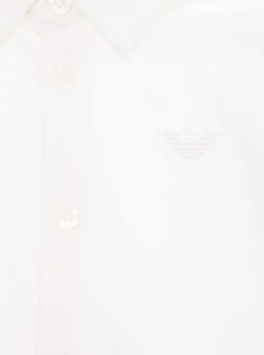 Emporio Armani Kids Logo Embroidered Shirt