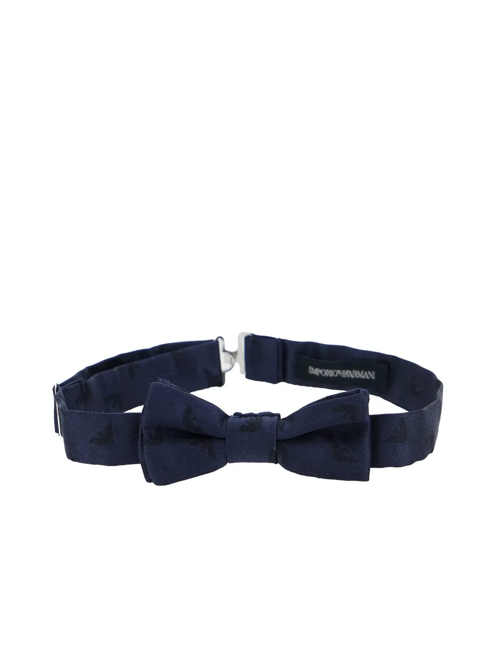 Emporio Armani Kids Logo Jacquard Bow Tie