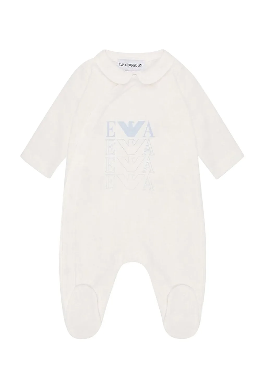 Emporio Armani Kids Logo Printed Drop Crotch Pajamas