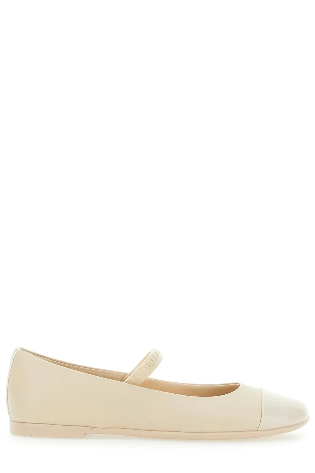 Emporio Armani Kids Logo Strap Ballerina Shoes