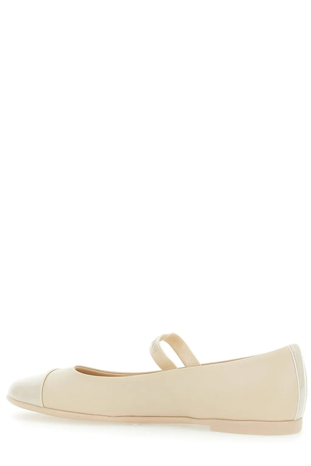 Emporio Armani Kids Logo Strap Ballerina Shoes