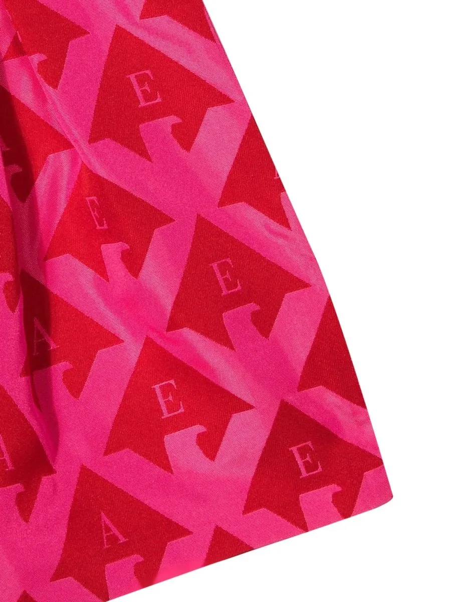 Emporio Armani Kids Patterned A-Line Skirt