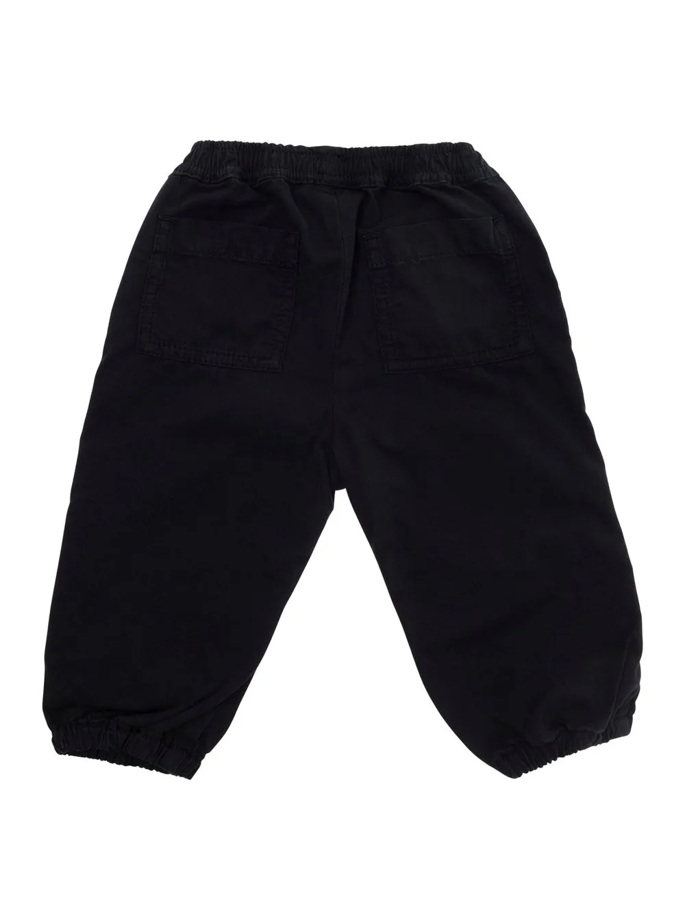 Emporio Armani Kids Logo Embroidered Tapered Pants