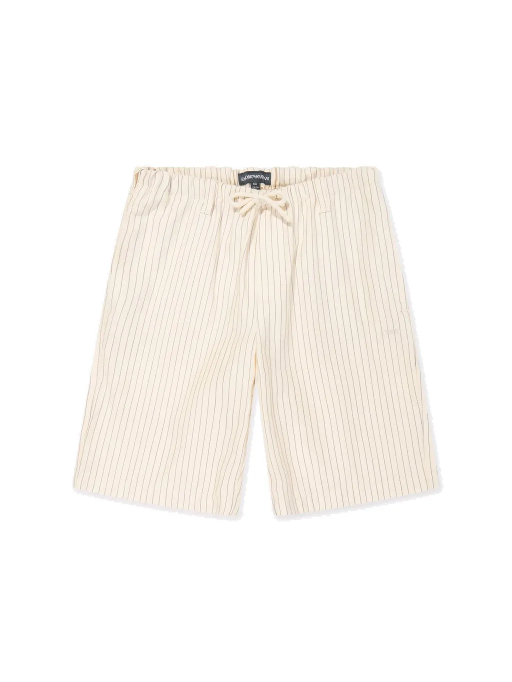 Emporio Armani Kids Striped Bermuda Shorts