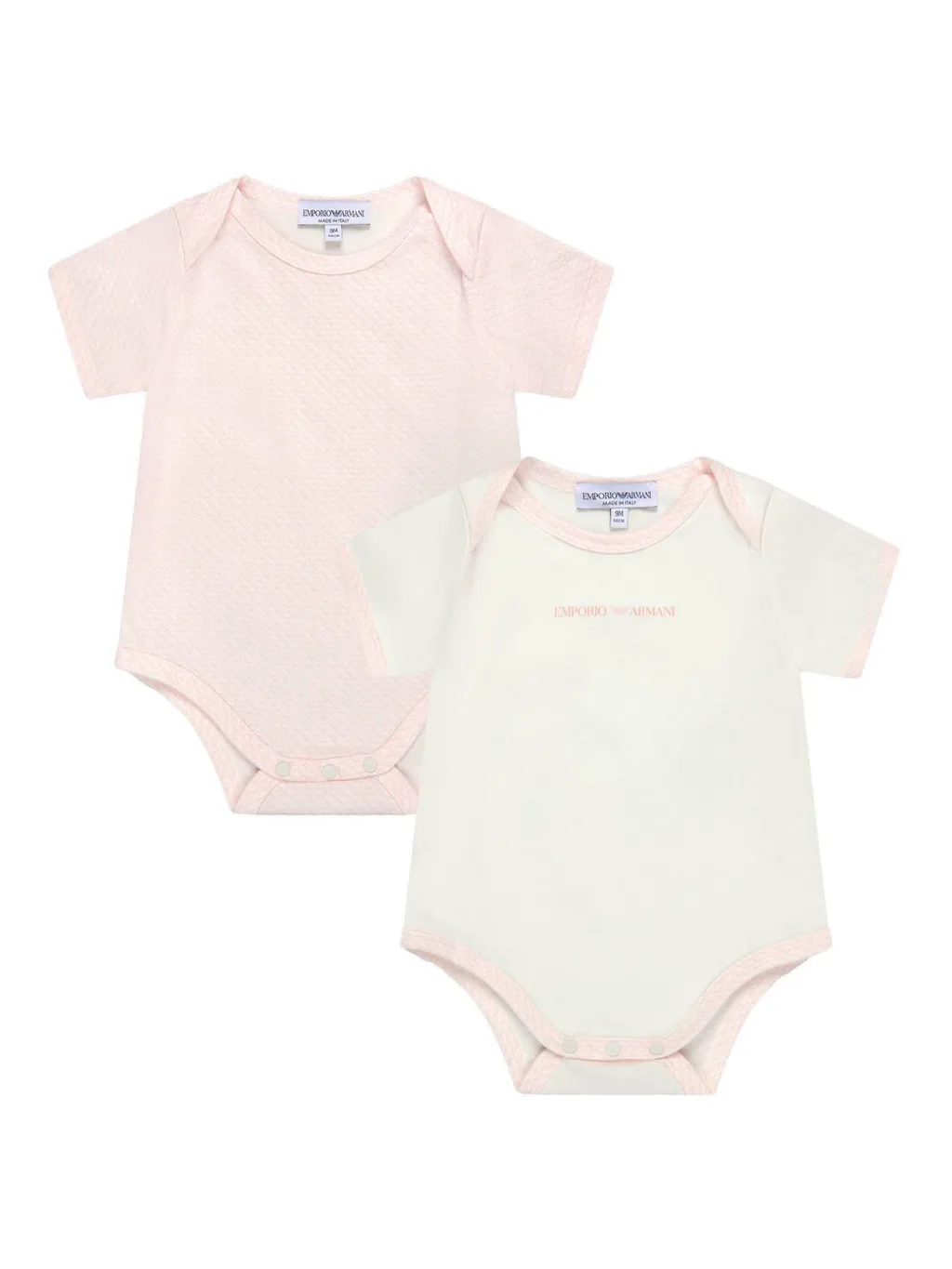 Emporio Armani Kids Logo Printed Pack Of Two Bodies