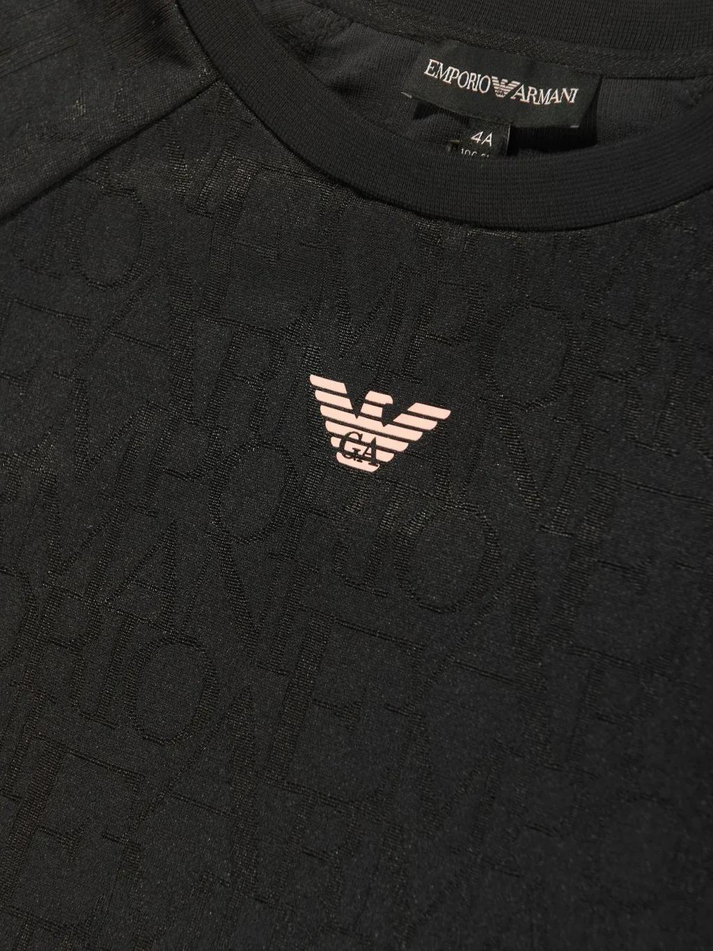 Emporio Armani Kids Logo-Jacquard Crewneck Sweatshirt
