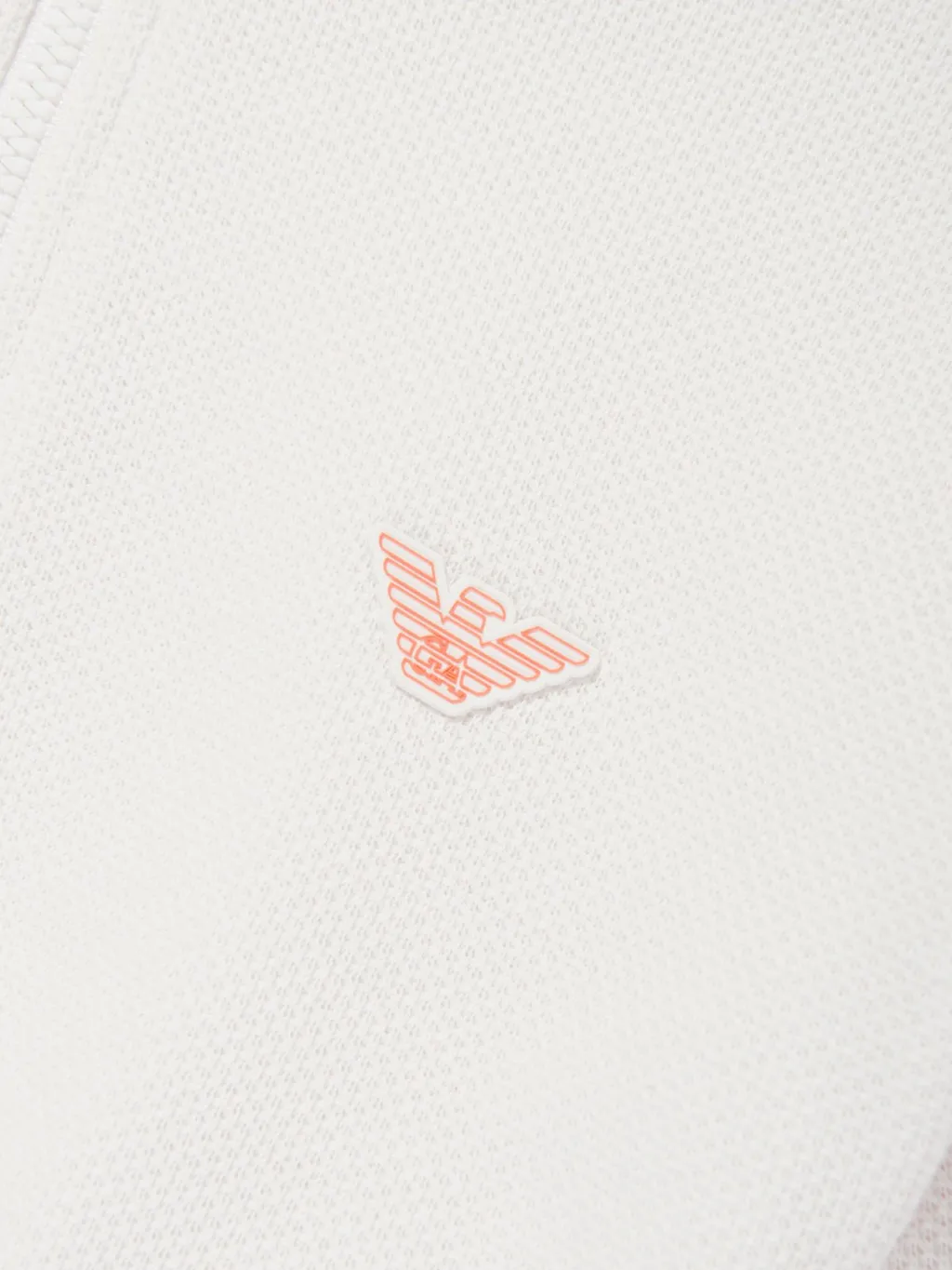 Emporio Armani Kids Eagle-Appliqué Zipped Jacket