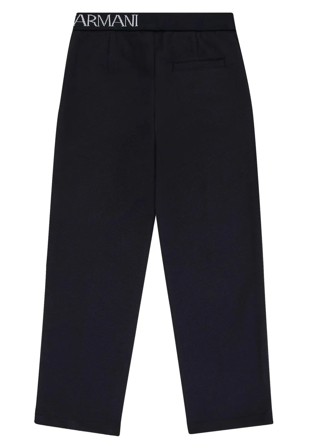 Emporio Armani Kids High Waist Straight Leg Pants