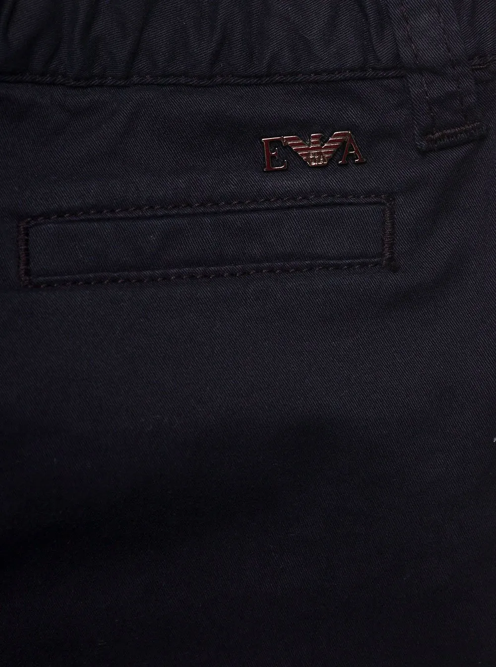 Emporio Armani Kids Eagle Straight Leg Pants