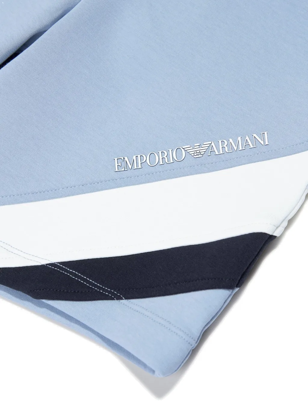 Emporio Armani Kids Logo-Printed Drawstring Shorts