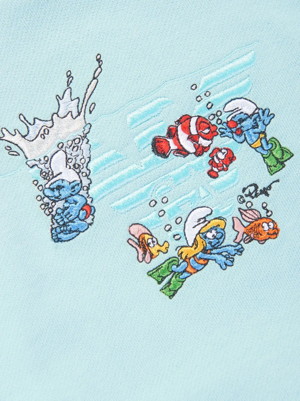Emporio Armani Kids X The Smurfs Crewneck Sweatshirt