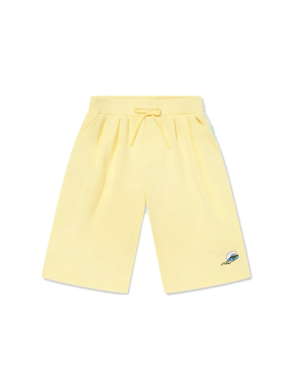 Emporio Armani Kids X Smurfs Drawstring Shorts