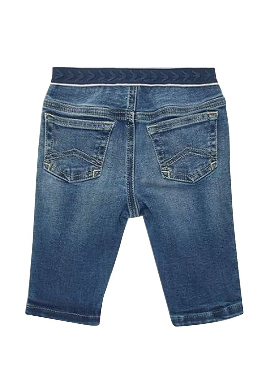Emporio Armani Kids Elasticated Logo Waistband Jeans