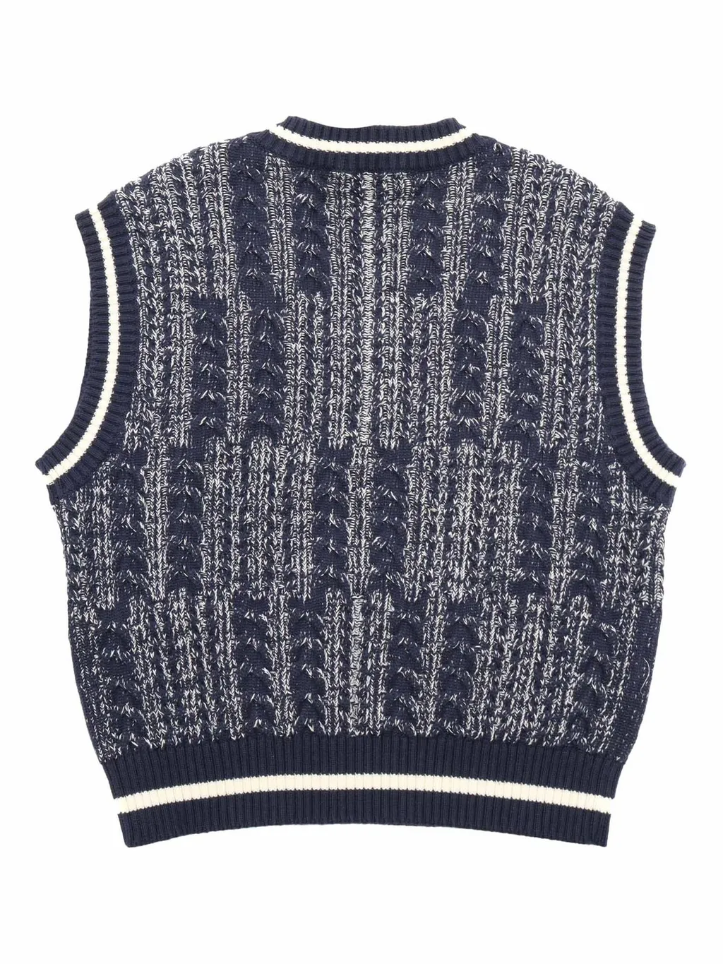 Emporio Armani Kids V-Neck Cable Knitted Vest
