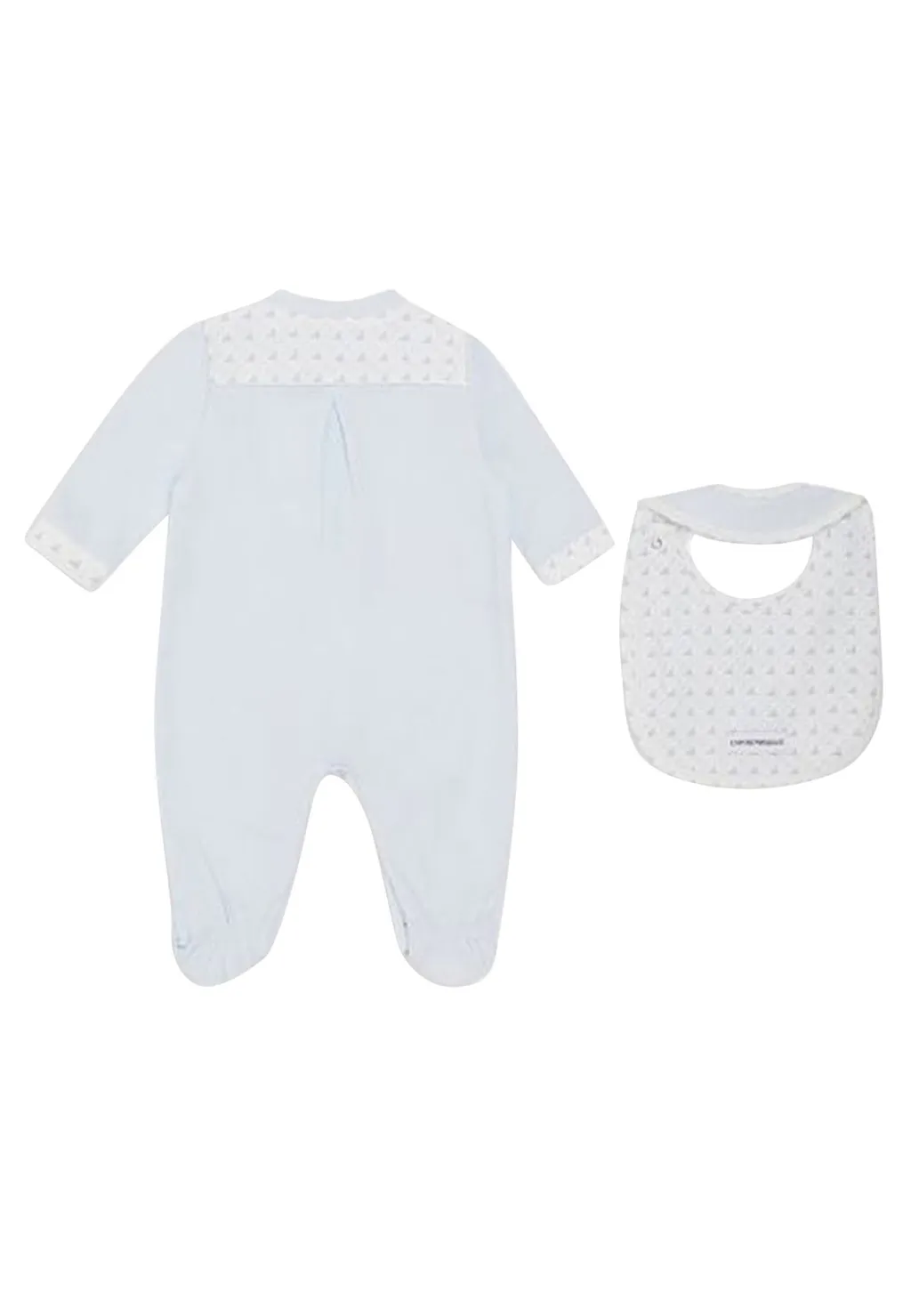 Emporio Armani Kids Eagle Printed Crewneck Pajama Set