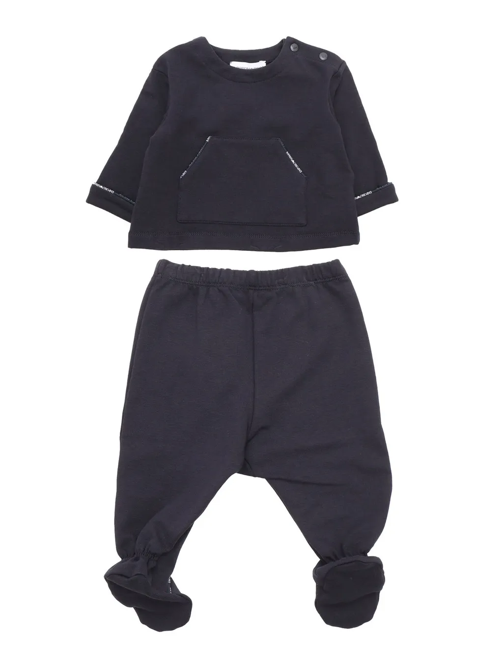 Emporio Armani Kids Crewneck Elastic Waist Tracksuit
