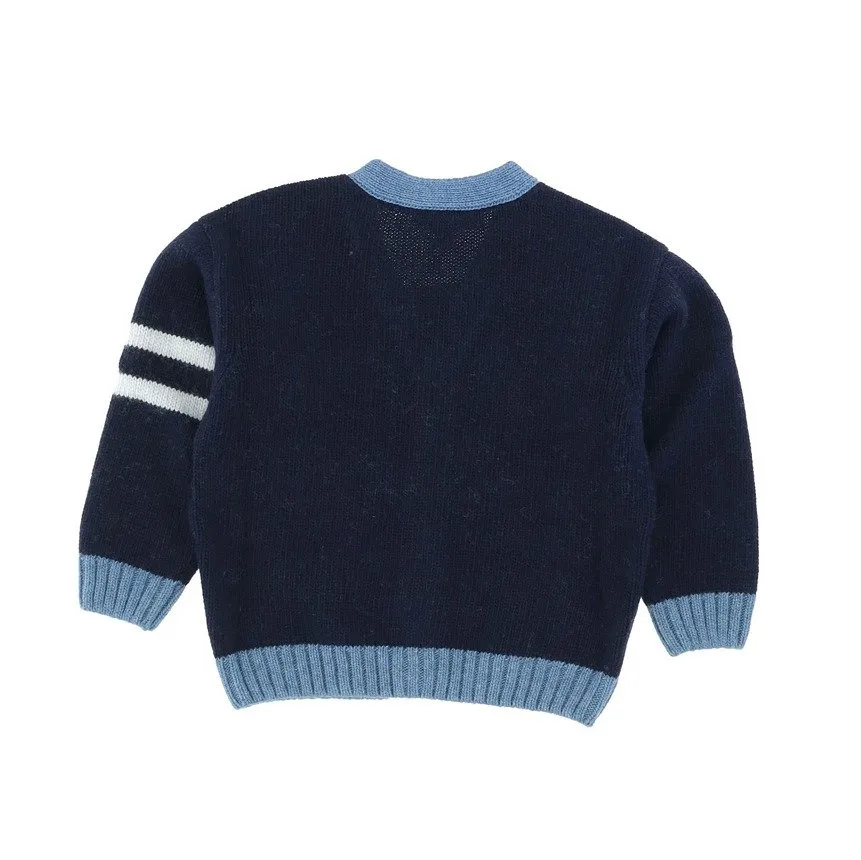 Emporio Armani Kids V-Neck Long-Sleeved Cardigan
