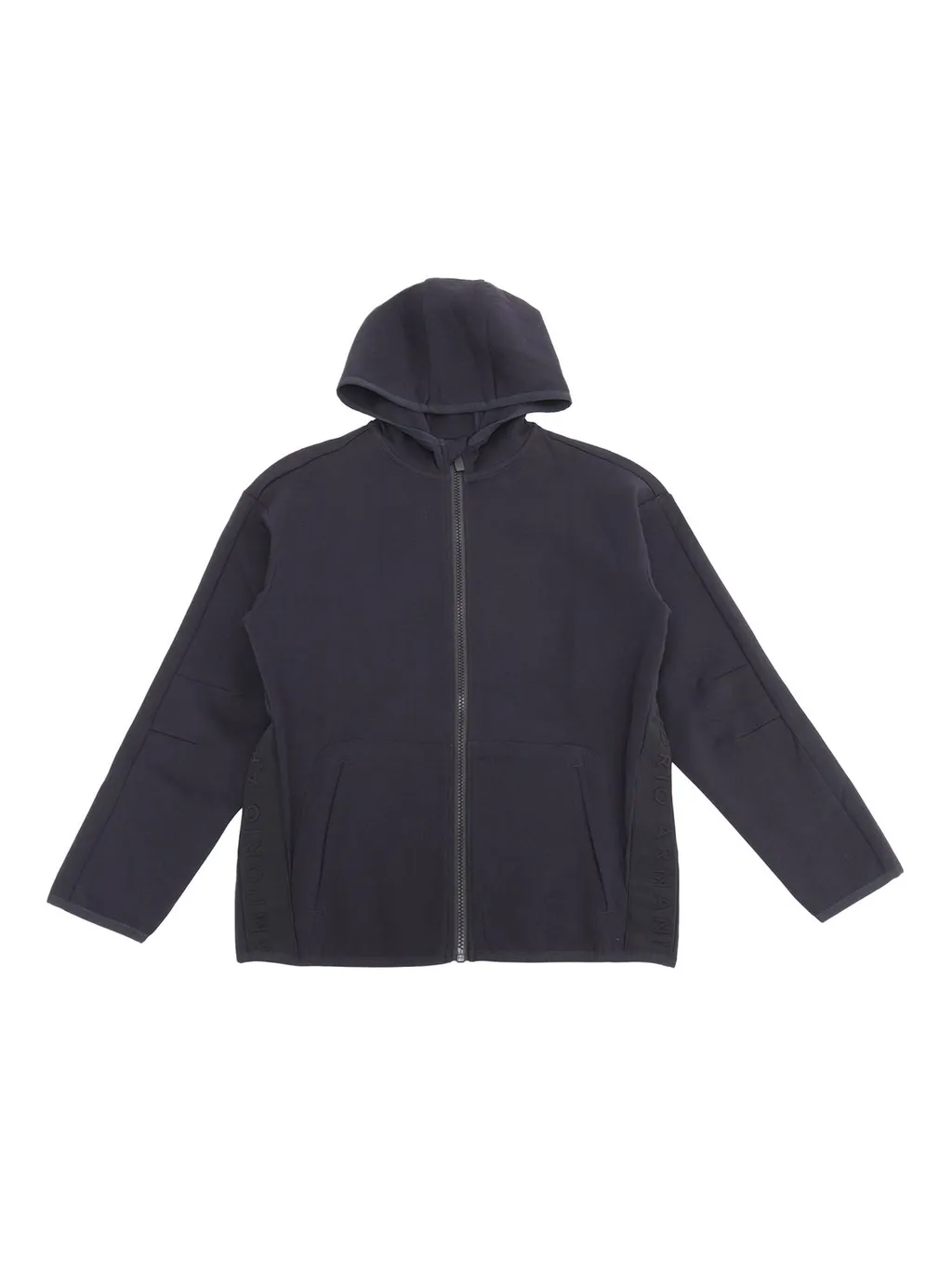 Emporio Armani Kids Long-Sleeved Zip-Up Hoodie