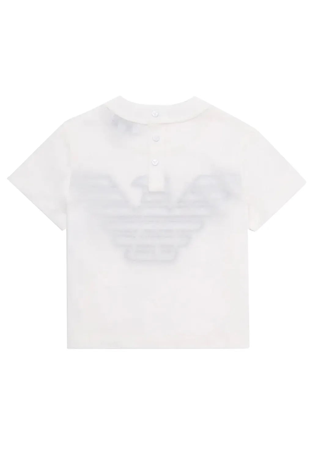 Emporio Armani Kids Logo Embroidered Crewneck T-Shirt
