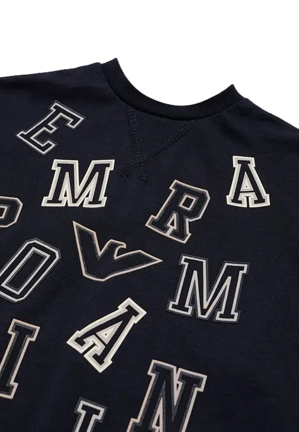 Emporio Armani Kids Logo Printed Crewneck T-Shirt