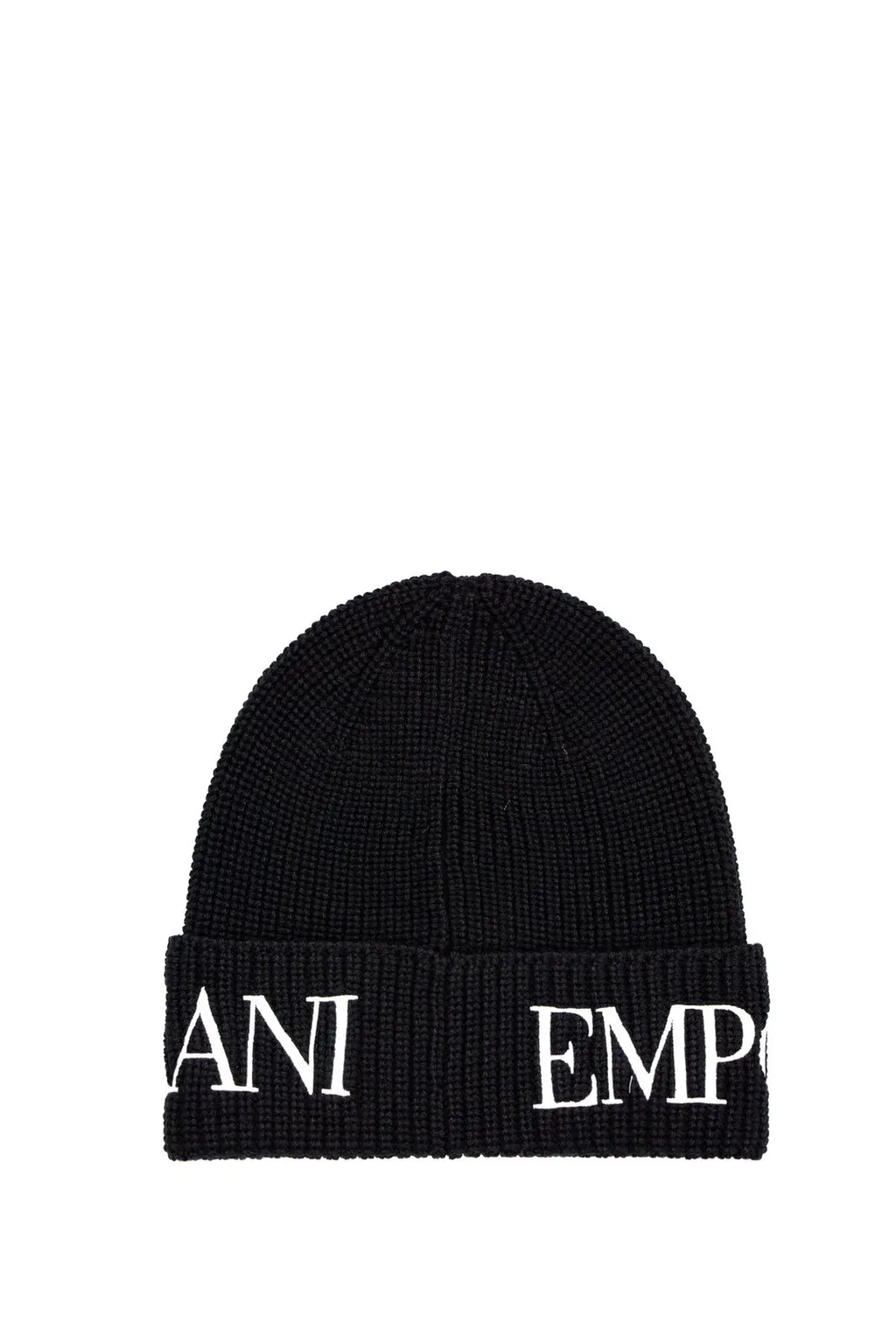 Emporio Armani Kids Logo Embroidered Beanie
