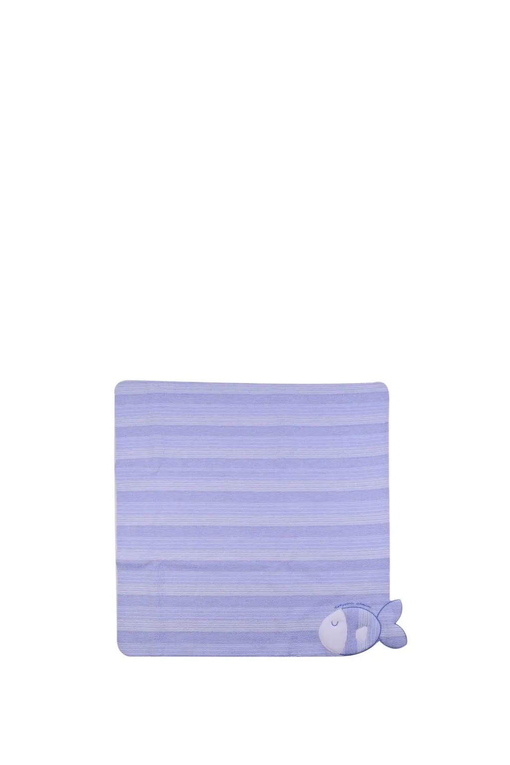 Emporio Armani Kids Fish Shaped Striped Blanket
