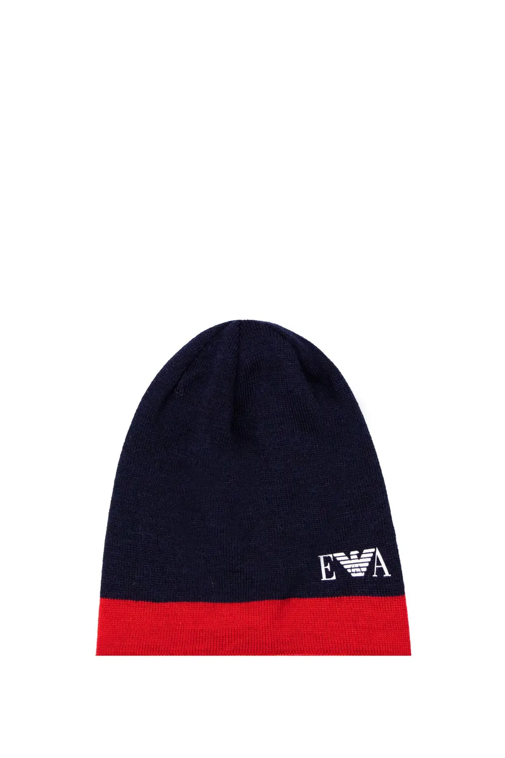 Emporio Armani Kids Logo Embroidered Knitted Beanie