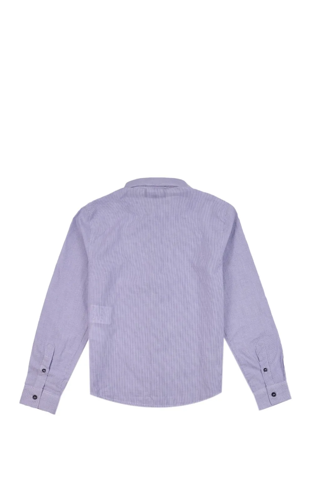 Emporio Armani Kids Logo Embroidered Long-Sleeved Shirt