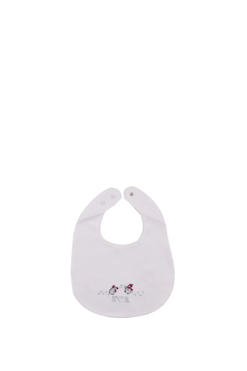 Emporio Armani Kids Logo Embroidered Bib