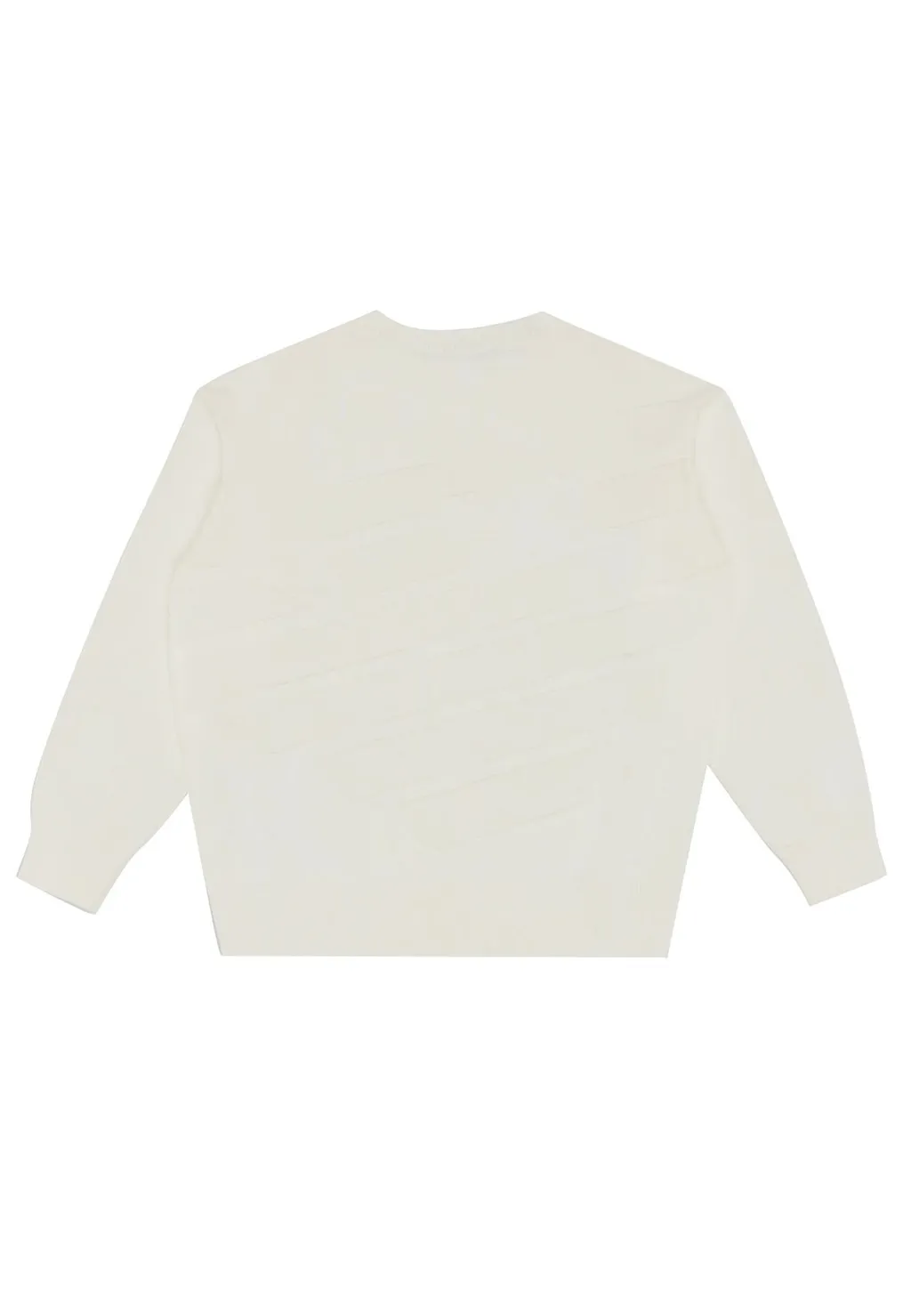 Emporio Armani Kids Stripe Patterned Crewneck Jumper