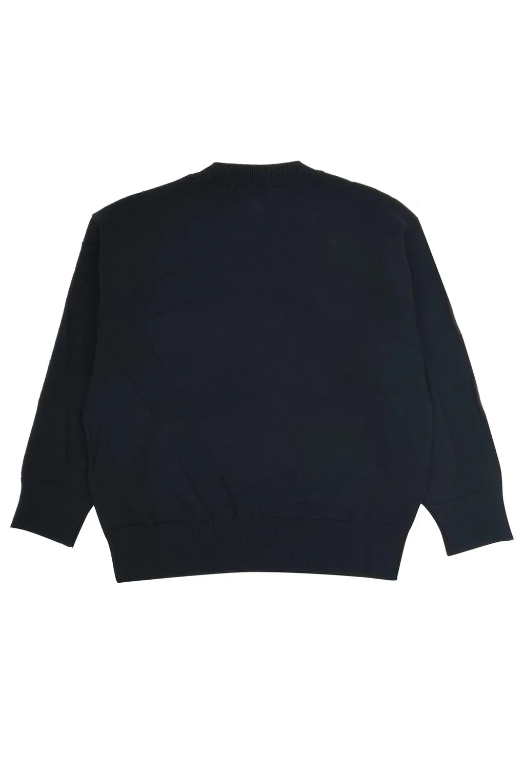 Emporio Armani Kids Stripe Patterned Crewneck Jumper