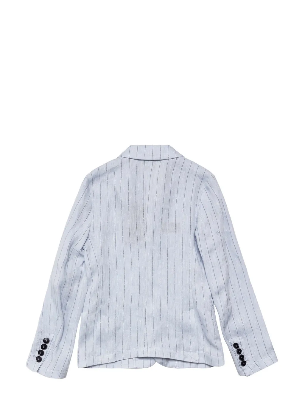 Emporio Armani Kids Striped Buttoned Jacket