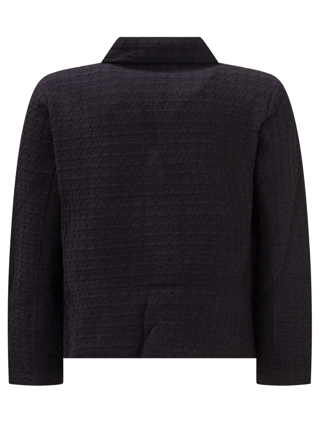 Emporio Armani Kids Button-Up Knitted Blazer