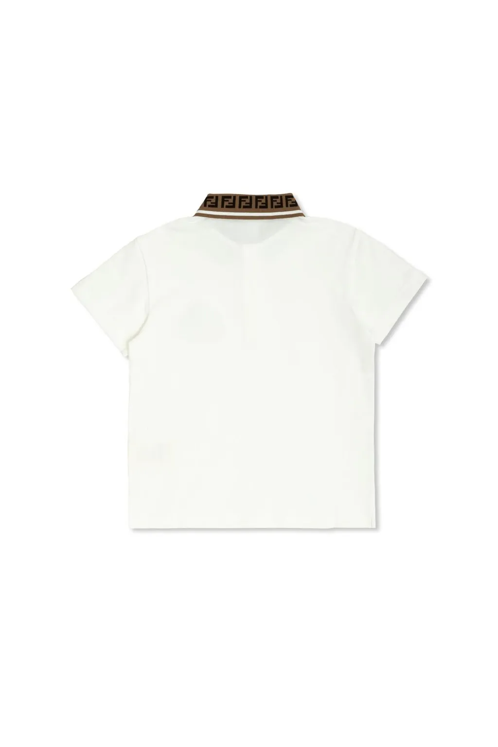 Fendi Kids Logo Patch Polo Shirt