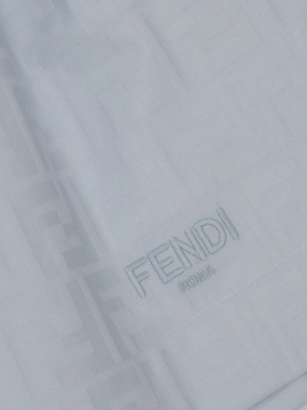 Fendi Kids Logo Embroidered Ruffled Waist Skirt