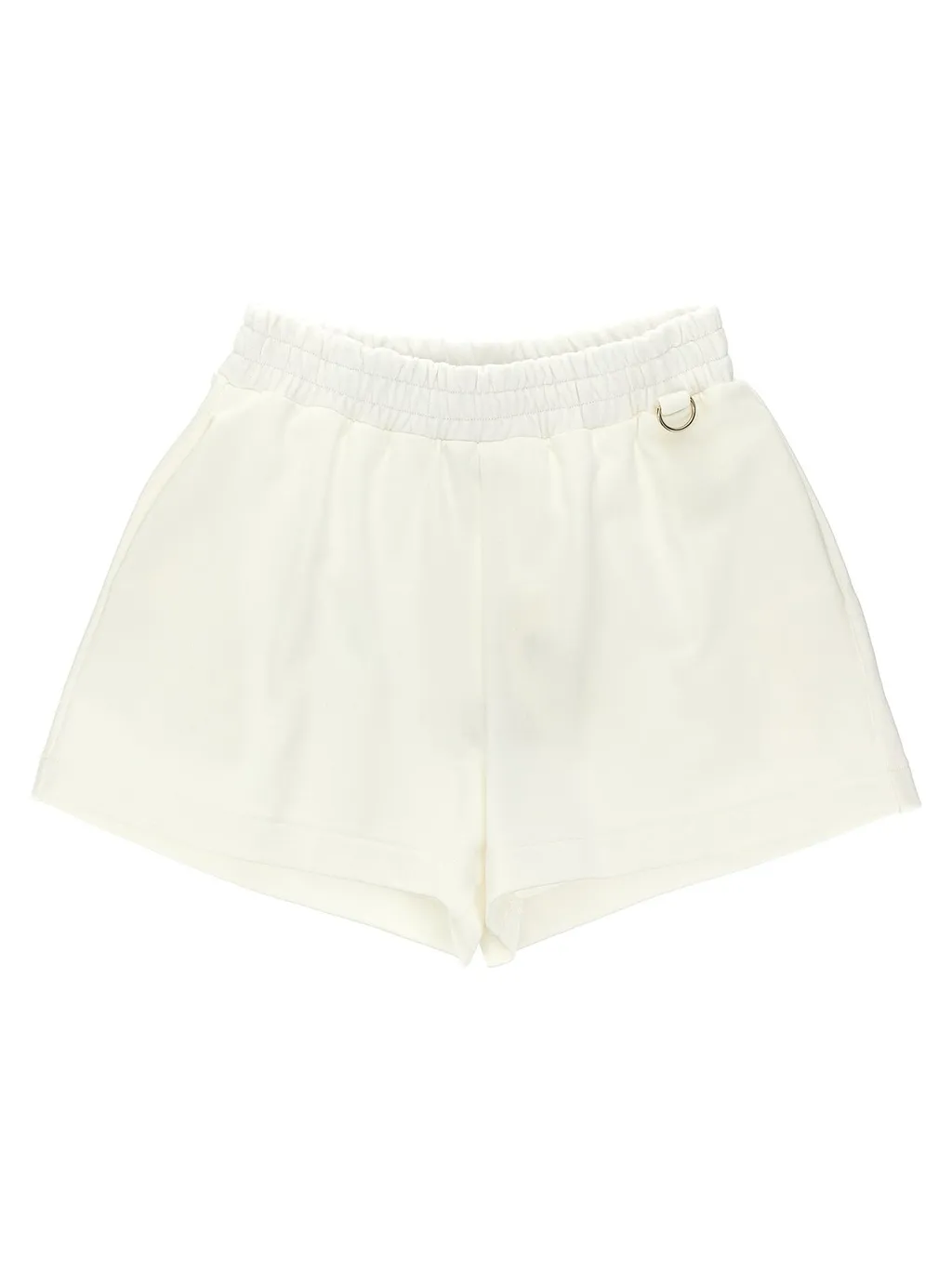 Fendi Kids Elastic Waist Bermuda Shorts