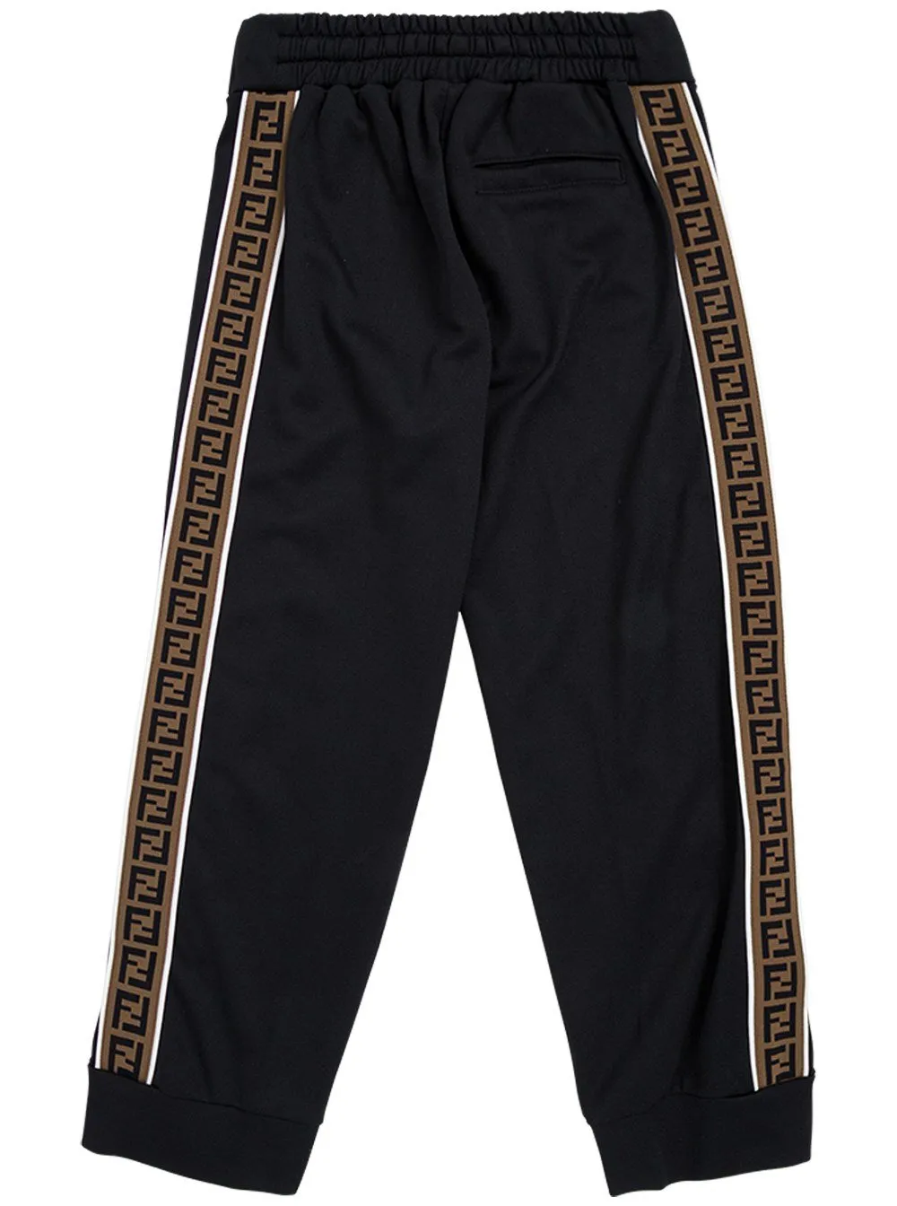 Fendi Kids Ff Logo Tape Track Pants
