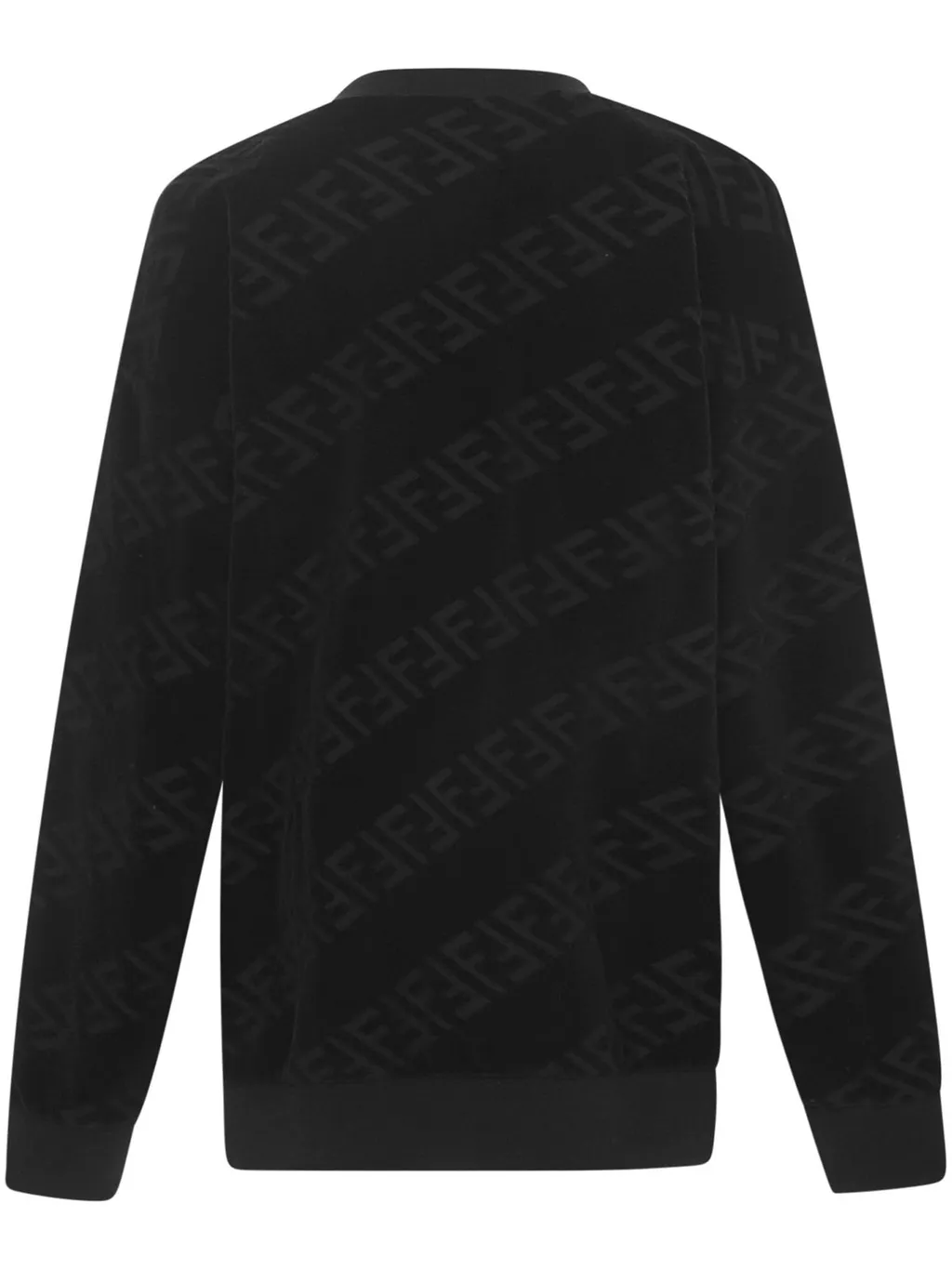 Fendi Kids Allover Ff Printed Crewneck Sweatshirt