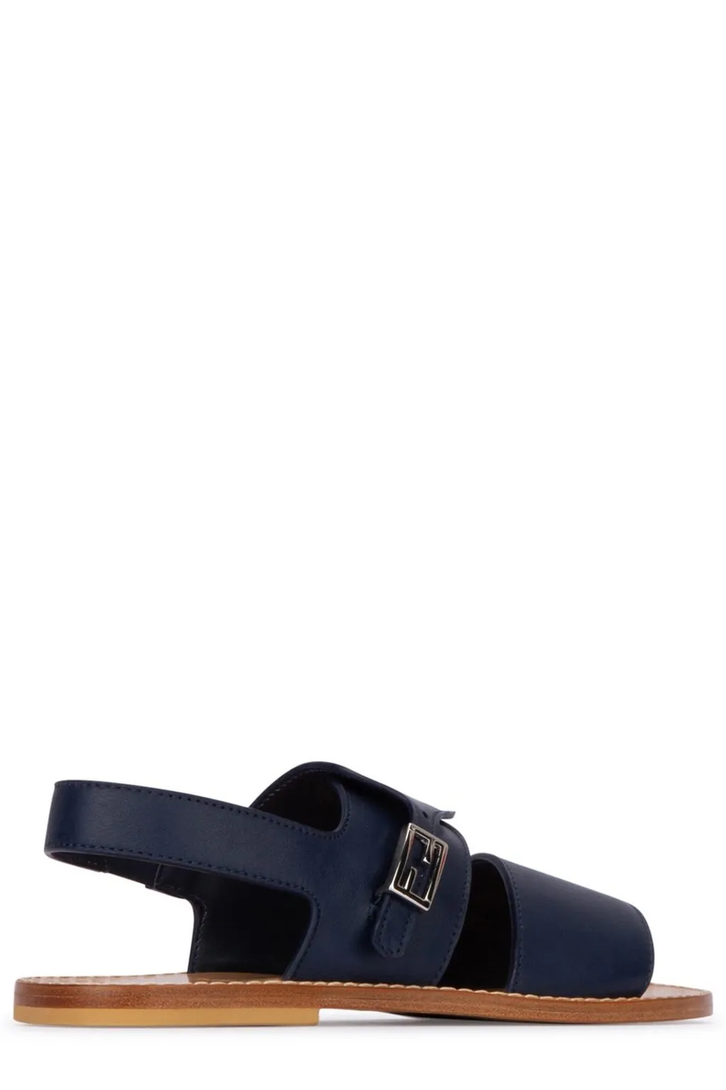 Fendi Kids Logo Buckle Sandals