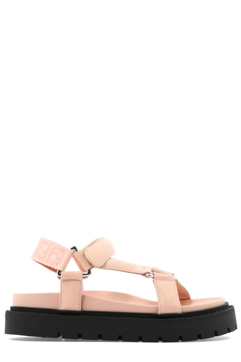 Fendi Kids Logo Detailed Slingback Sandals