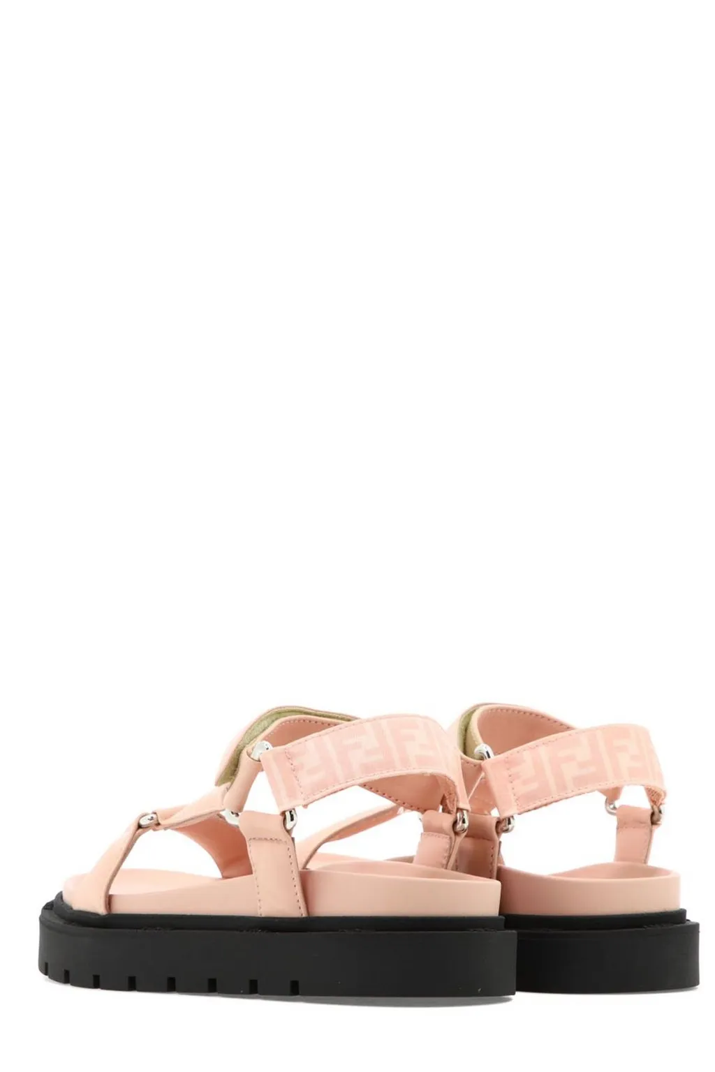 Fendi Kids Logo Detailed Slingback Sandals