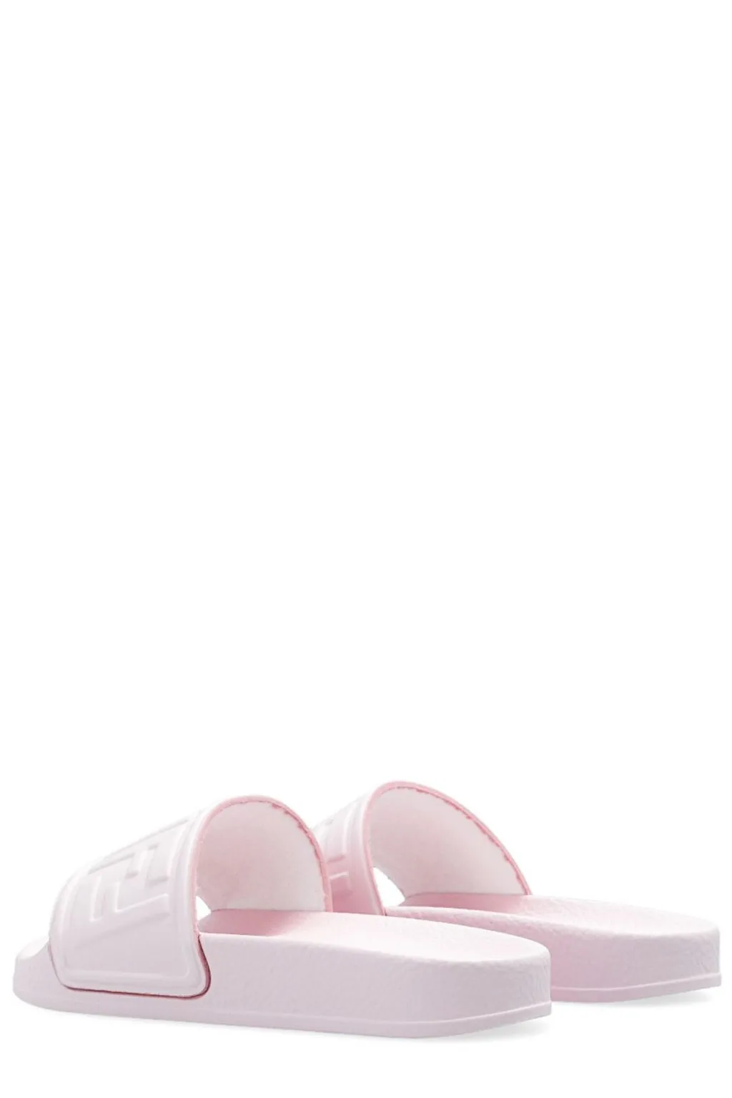 Fendi Kids Ff Logo Embossed Slip-On Slides