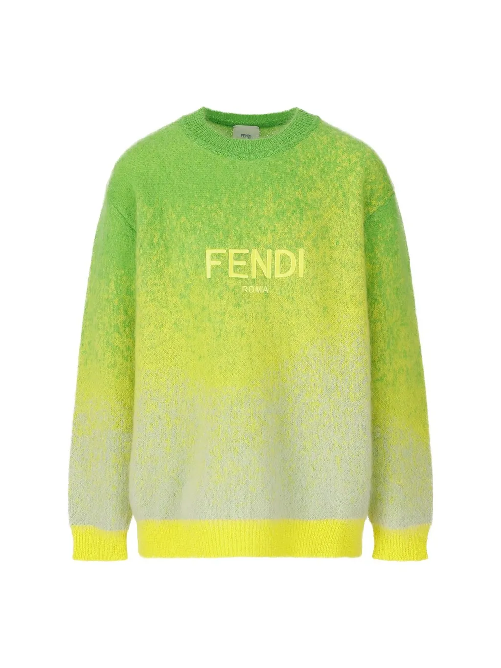Fendi Kids Logo Embroidered Crewneck Jumper