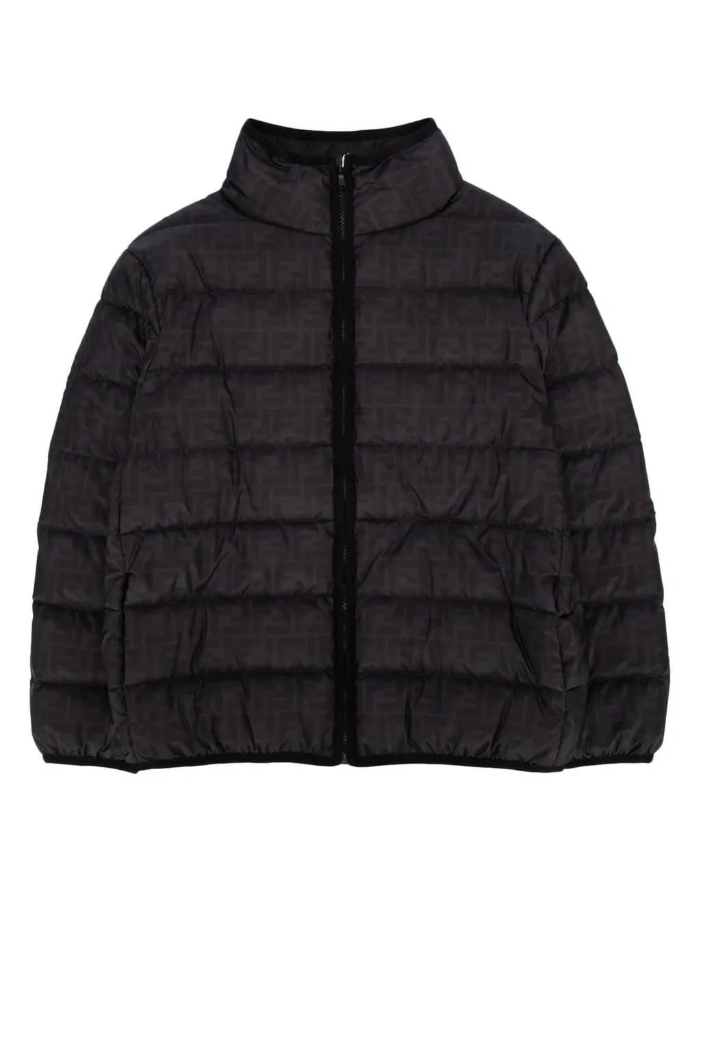 Fendi Kids All-Over Logo Printed Padded Jacket