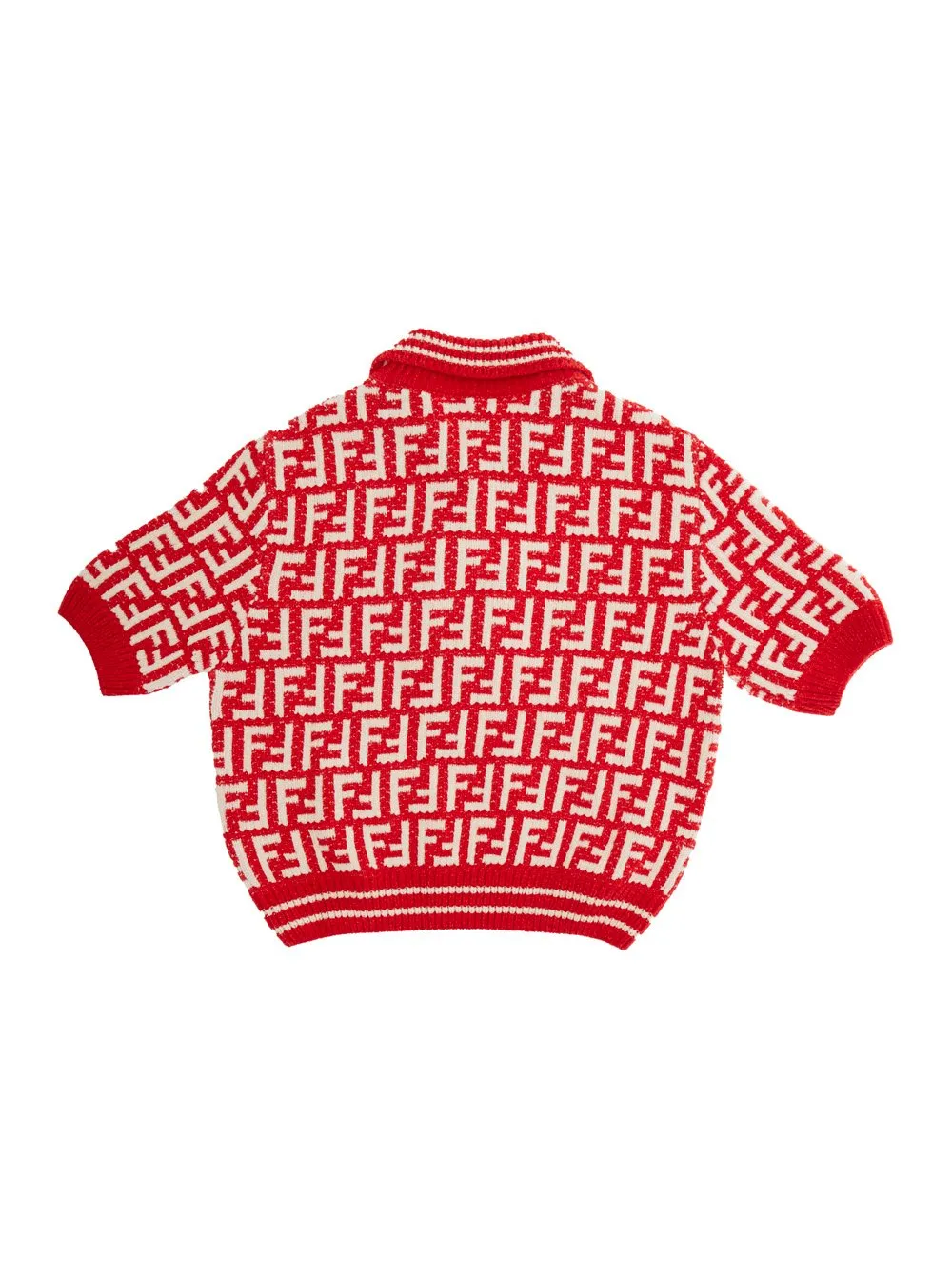 Fendi Kids All-Over Ff Motif Intarsia Jumper