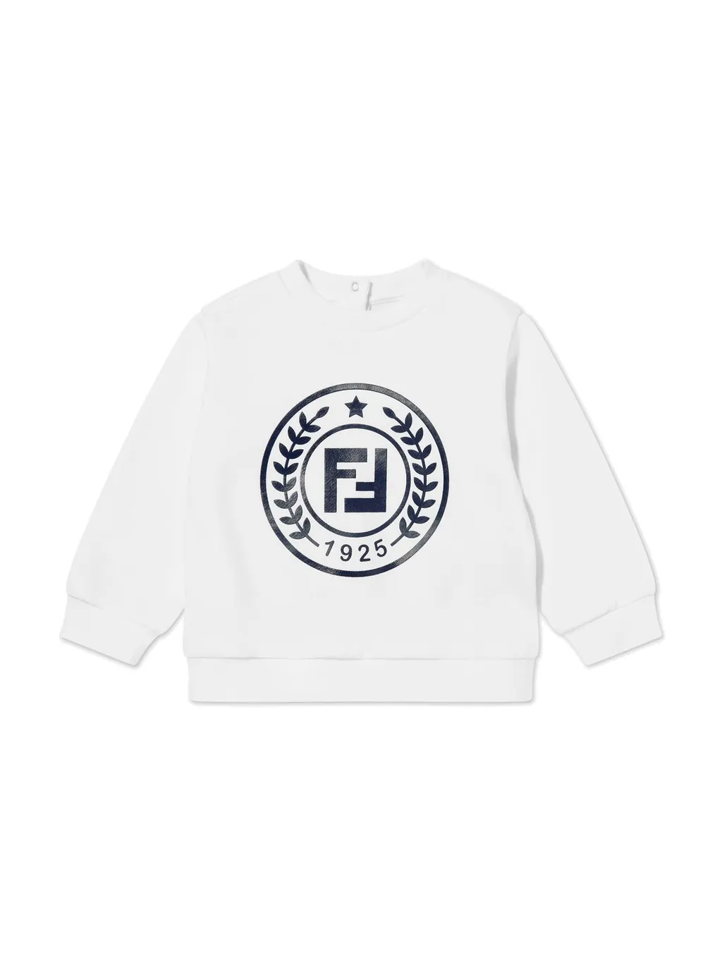 Fendi Kids Logo-Printed Crewneck Sweatshirt