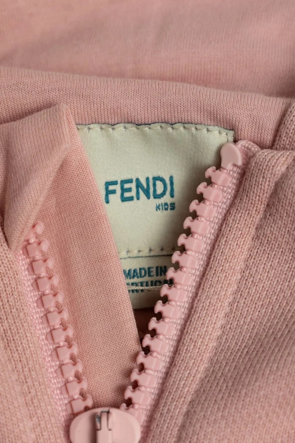 Fendi Kids Logo Embroidered Hoodie