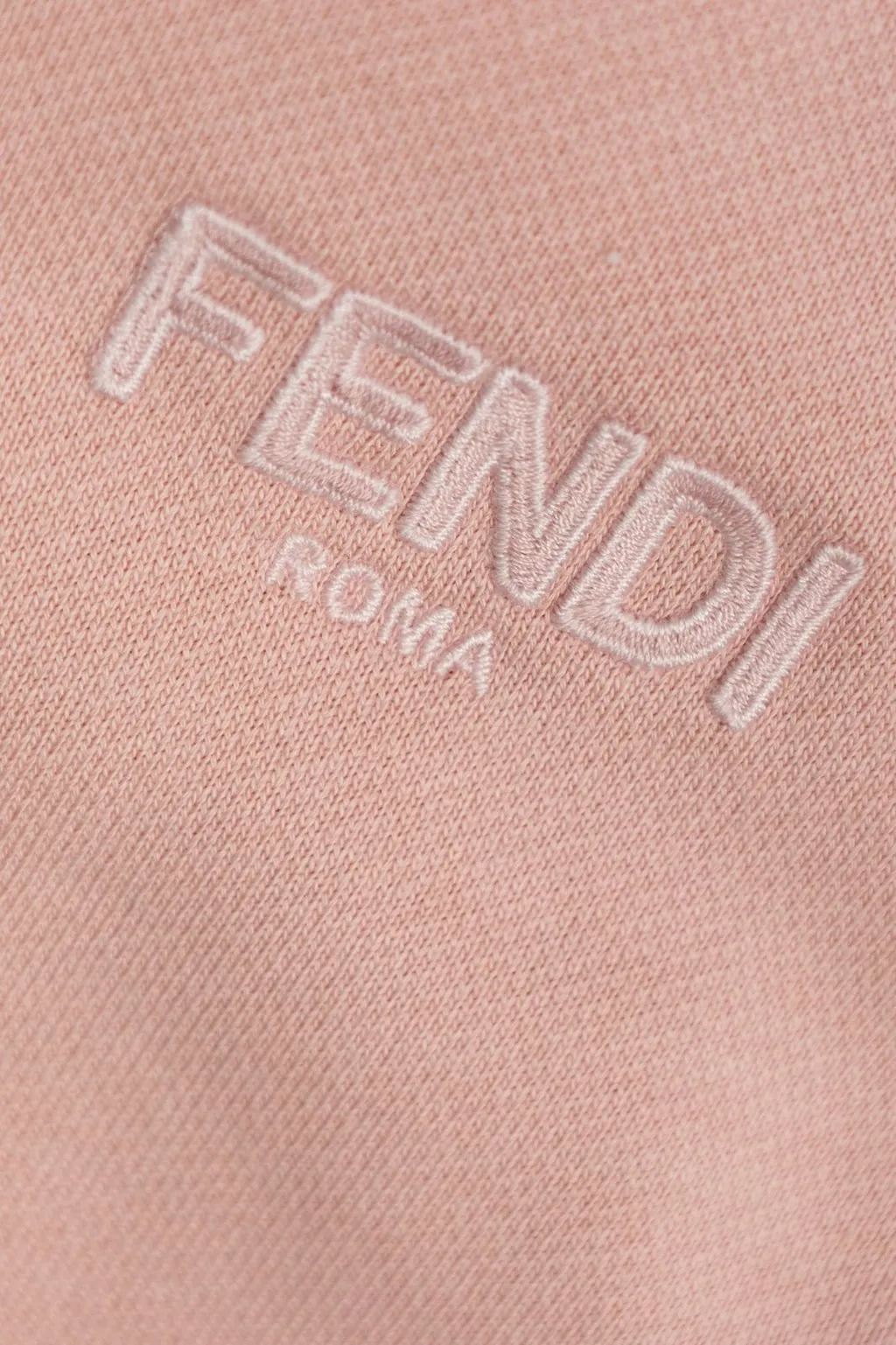 Fendi Kids Logo Embroidered Hoodie
