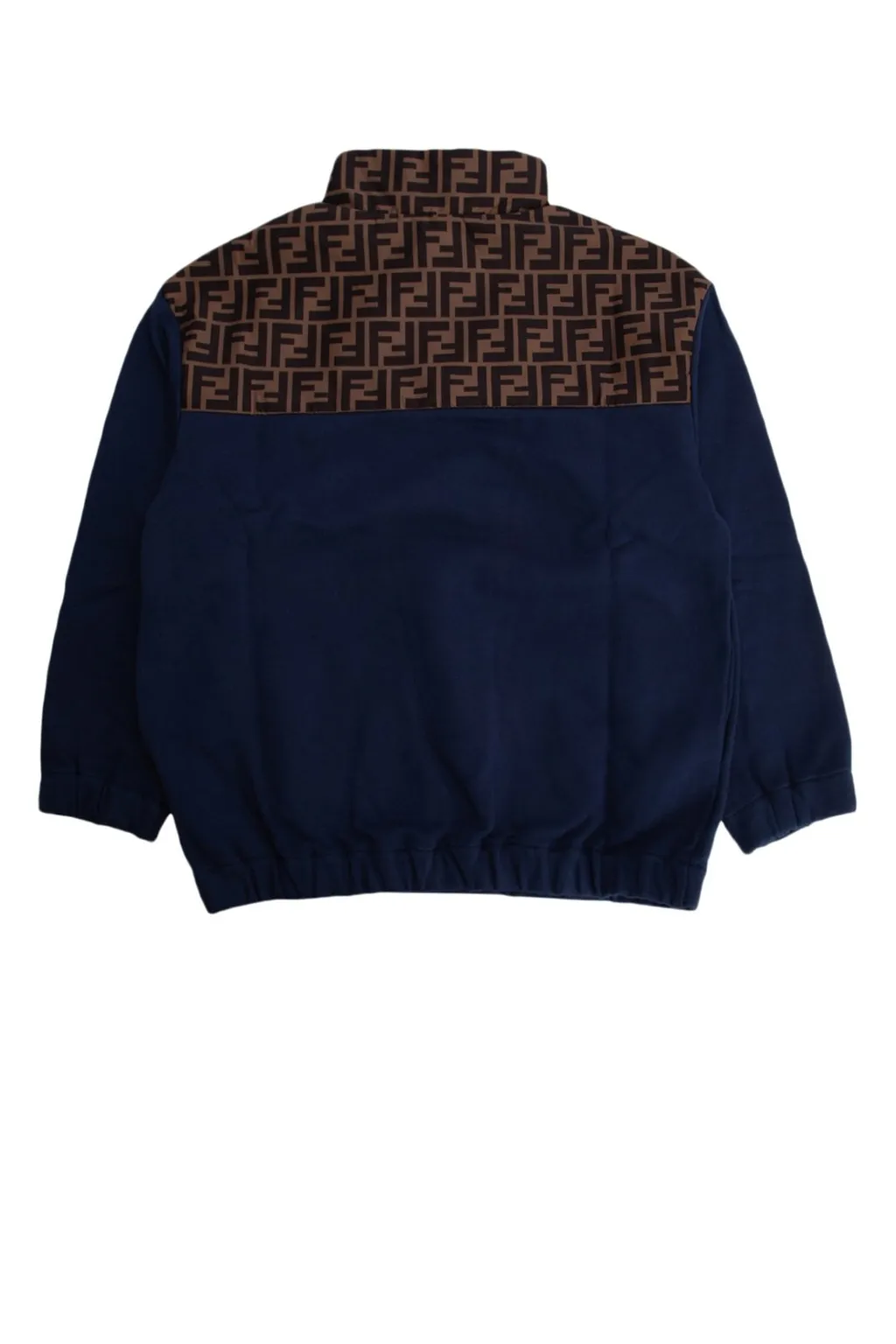Fendi Kids Ff-Motif High-Neck Sweatshirt